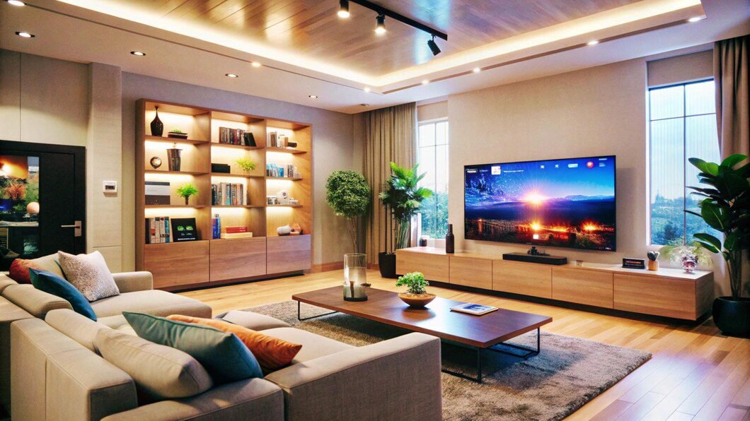modern-living-room-with-large-tv-sectional-sofa-wooden-floor_9975-33168